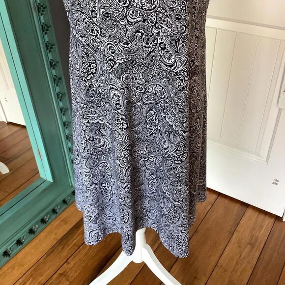 Talbots Chic Paisley Print A-Line Dress - Picture 3 of 7